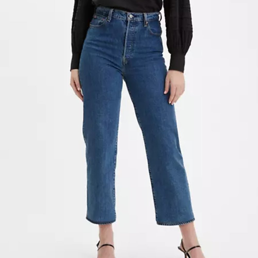 Levi's Ribcage Straight Ankle Jeans Georgie